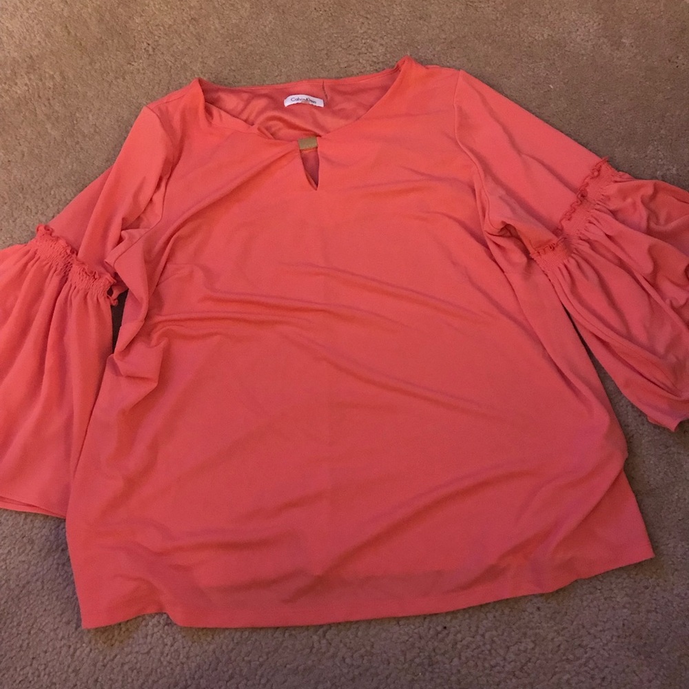 Calvin Klein Plus Size Blouse 1X